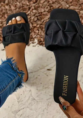 Noir Luxe Slides